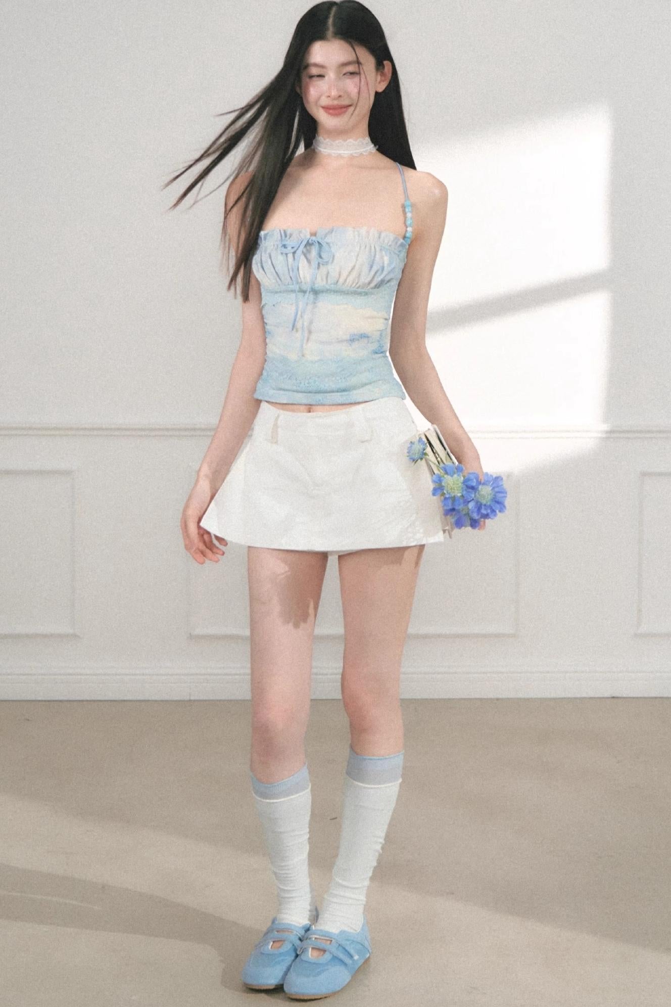 Beaded Lace Slim Fit Camisole