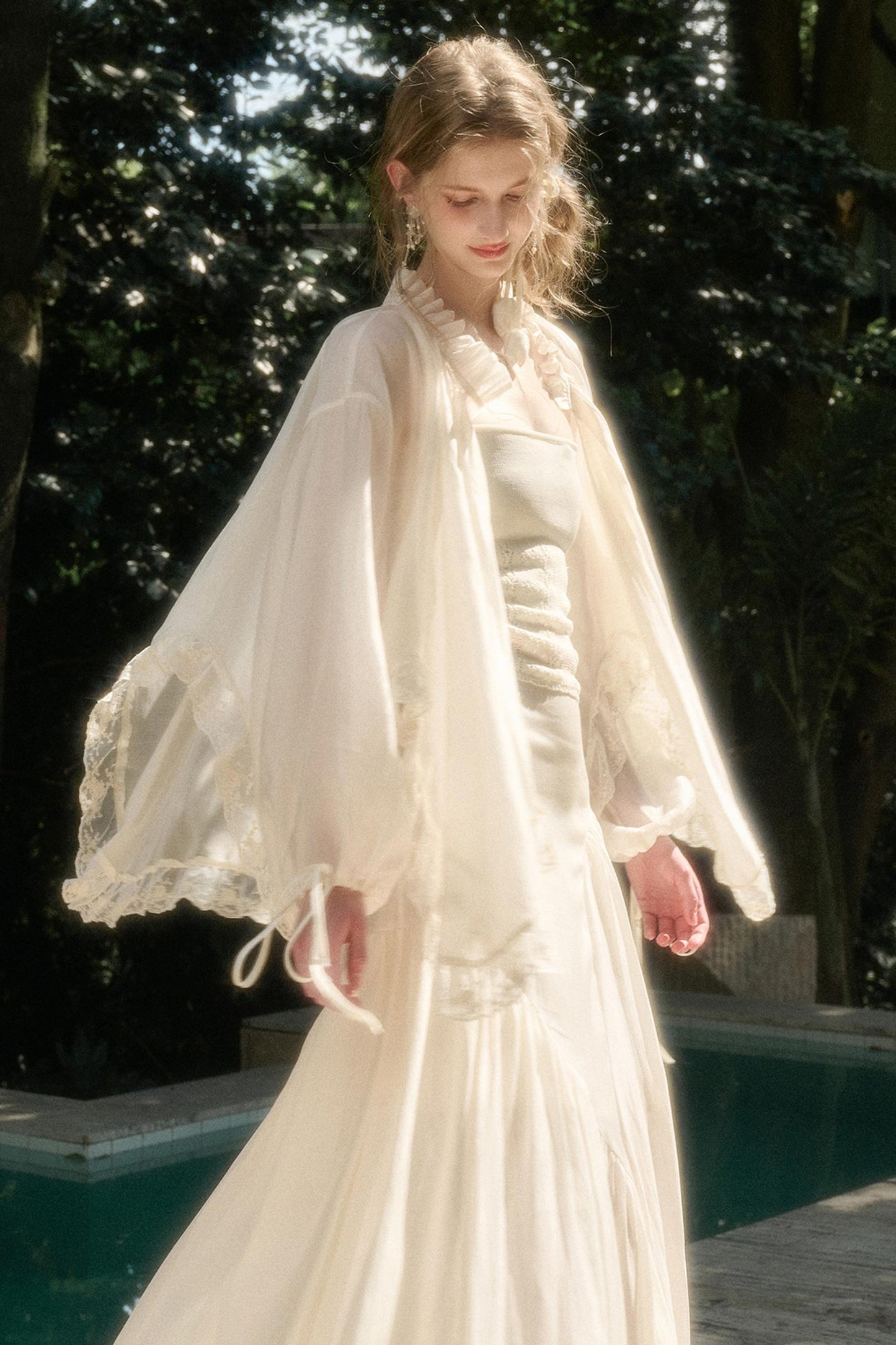 Galaxy Lace Shirt Jacket