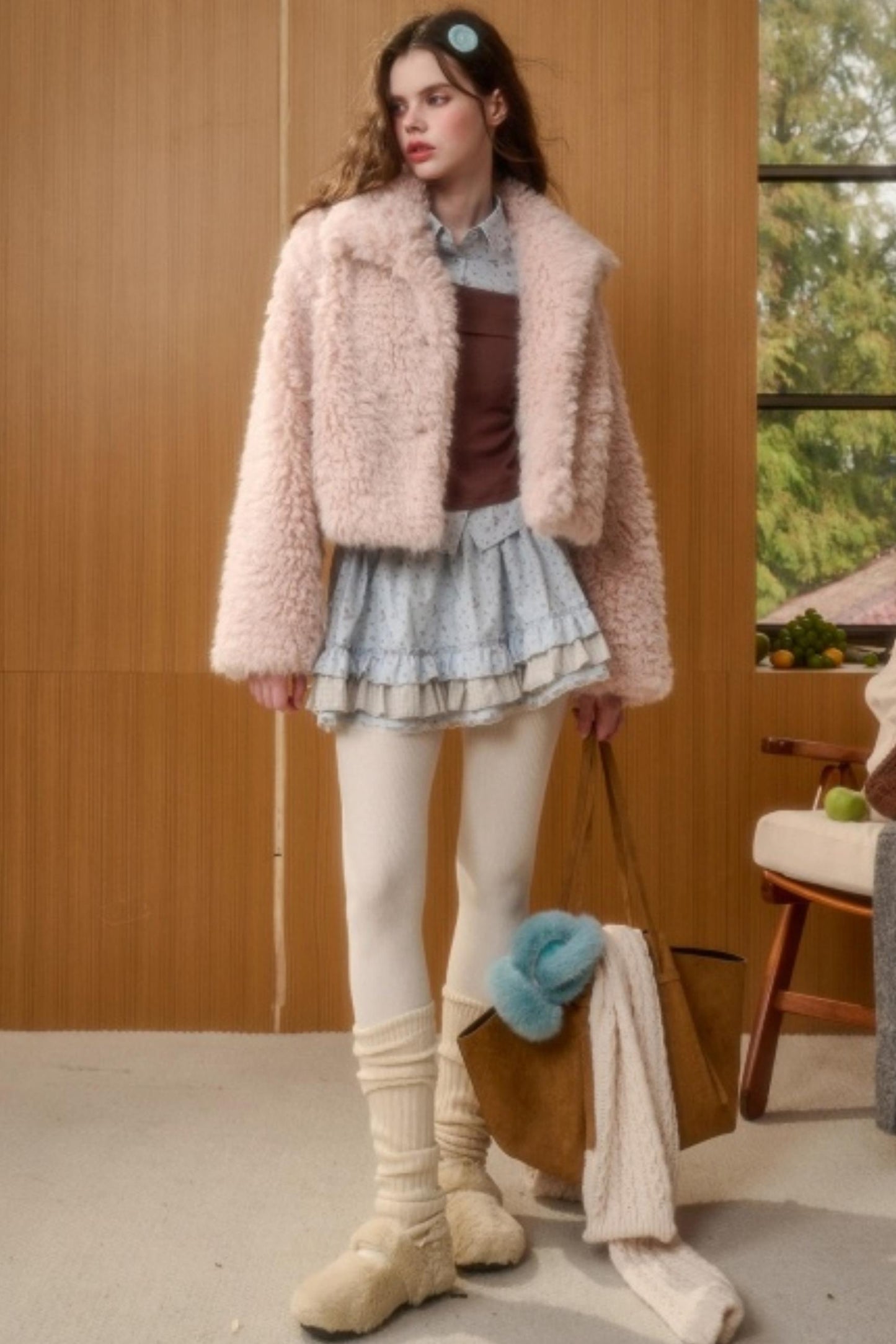 Milky Way Bunny Lace Skirt Set-Up