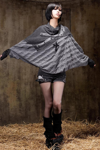 Stacked Collar Knit Top