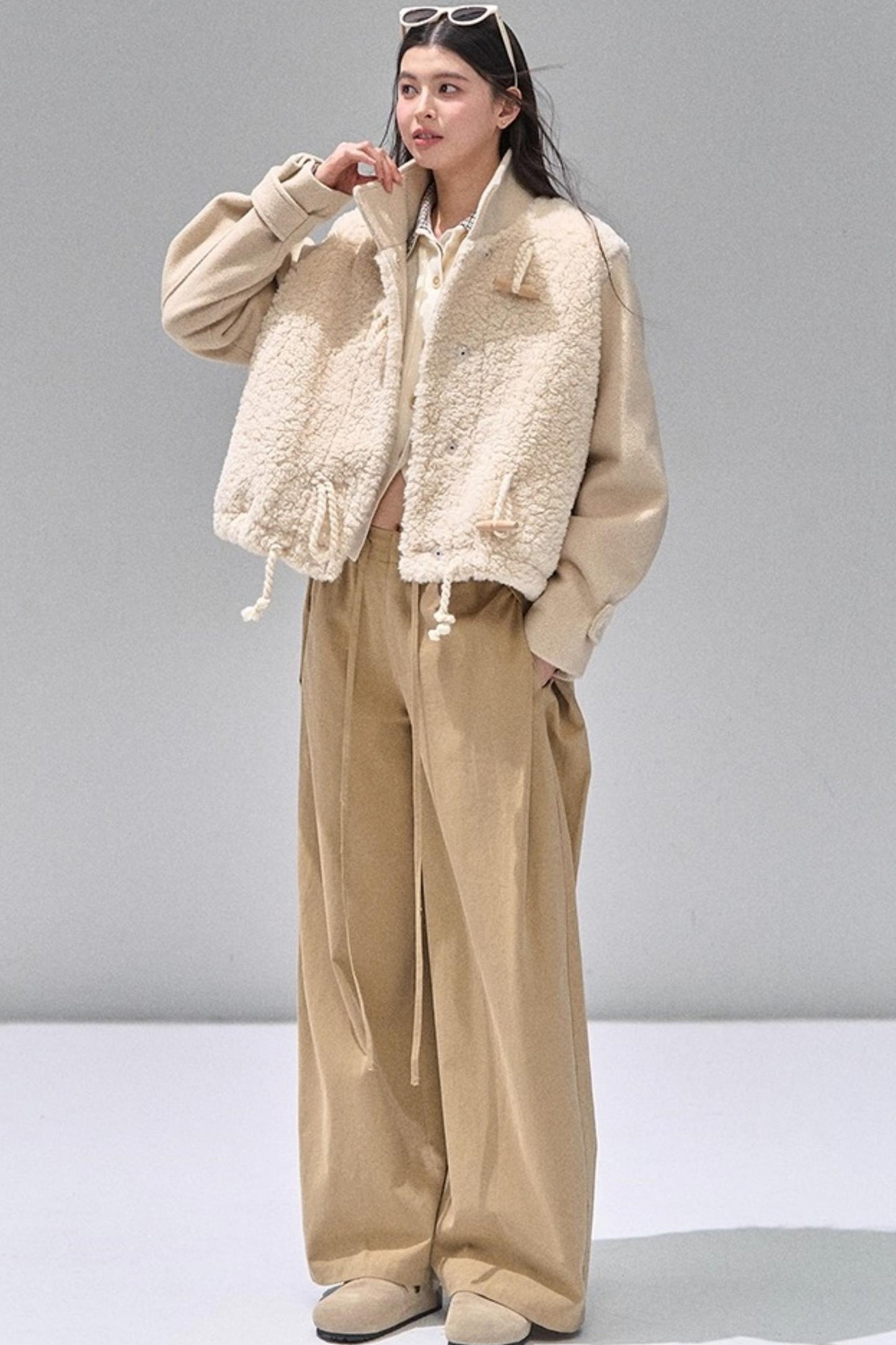 Toggle Button Woolen Coat