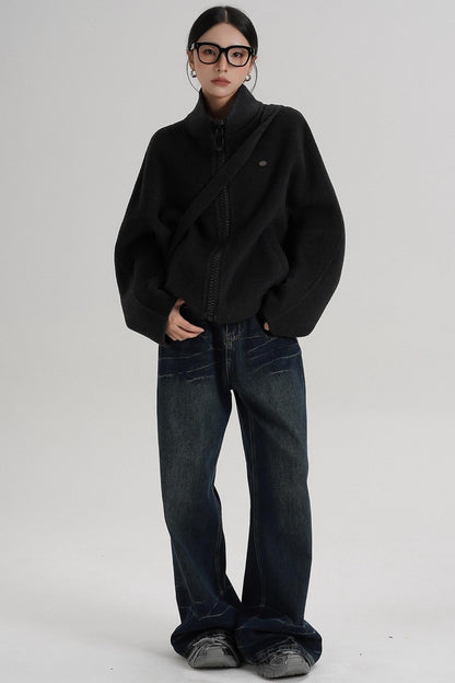 Structured Reversible Wool Jacket