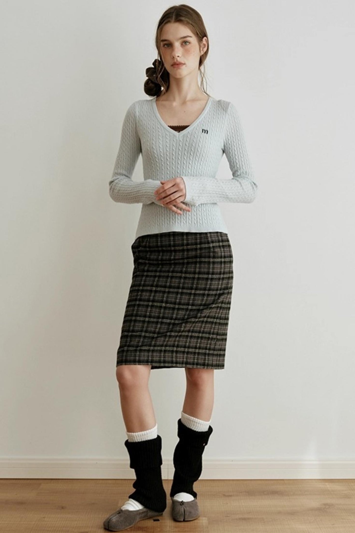 Velvet Twist Knitting Top