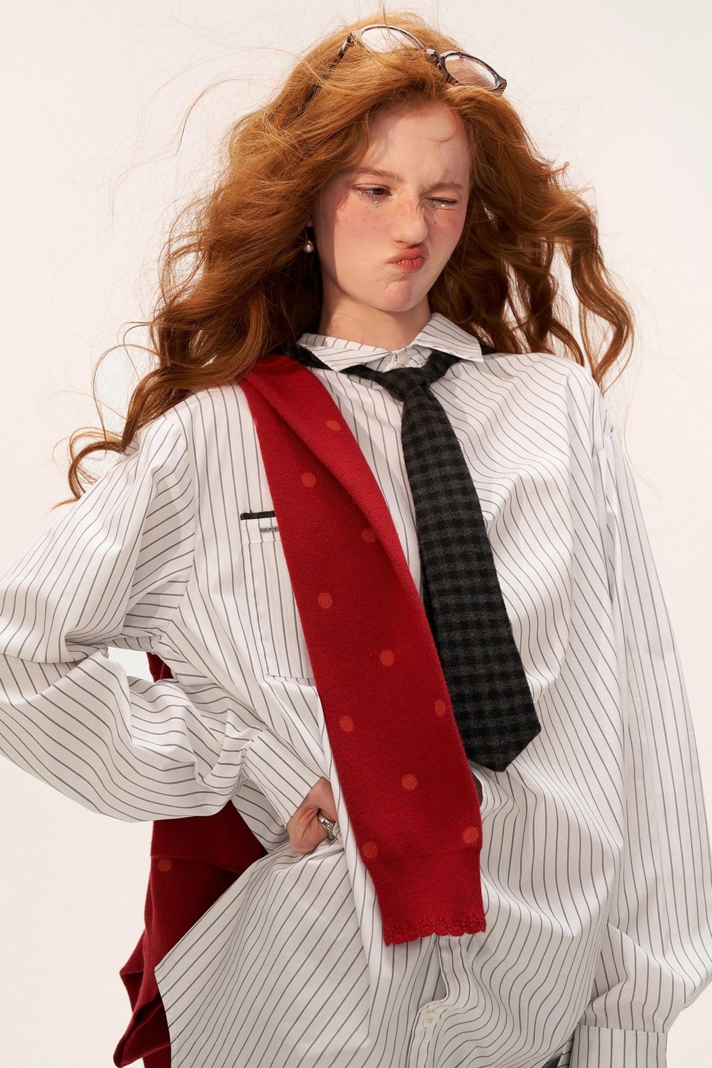 Long Striped Long Sleeve Shirt