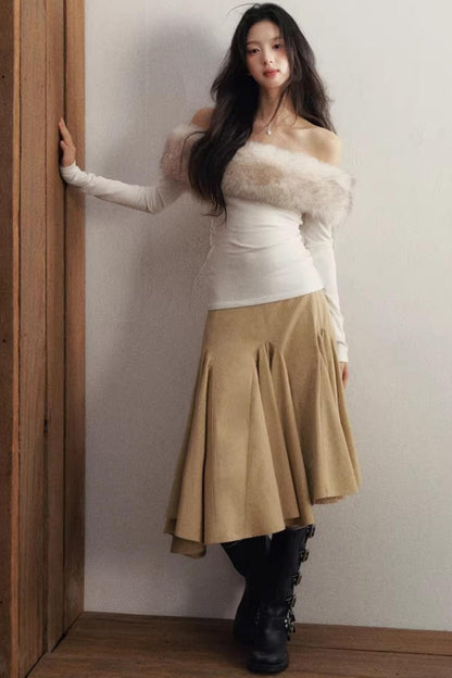 Edge Large Irregular Skirt