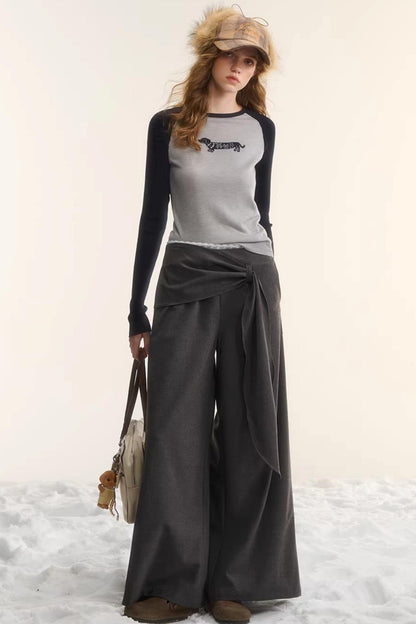 Wool Fair Isle Dachshund Top