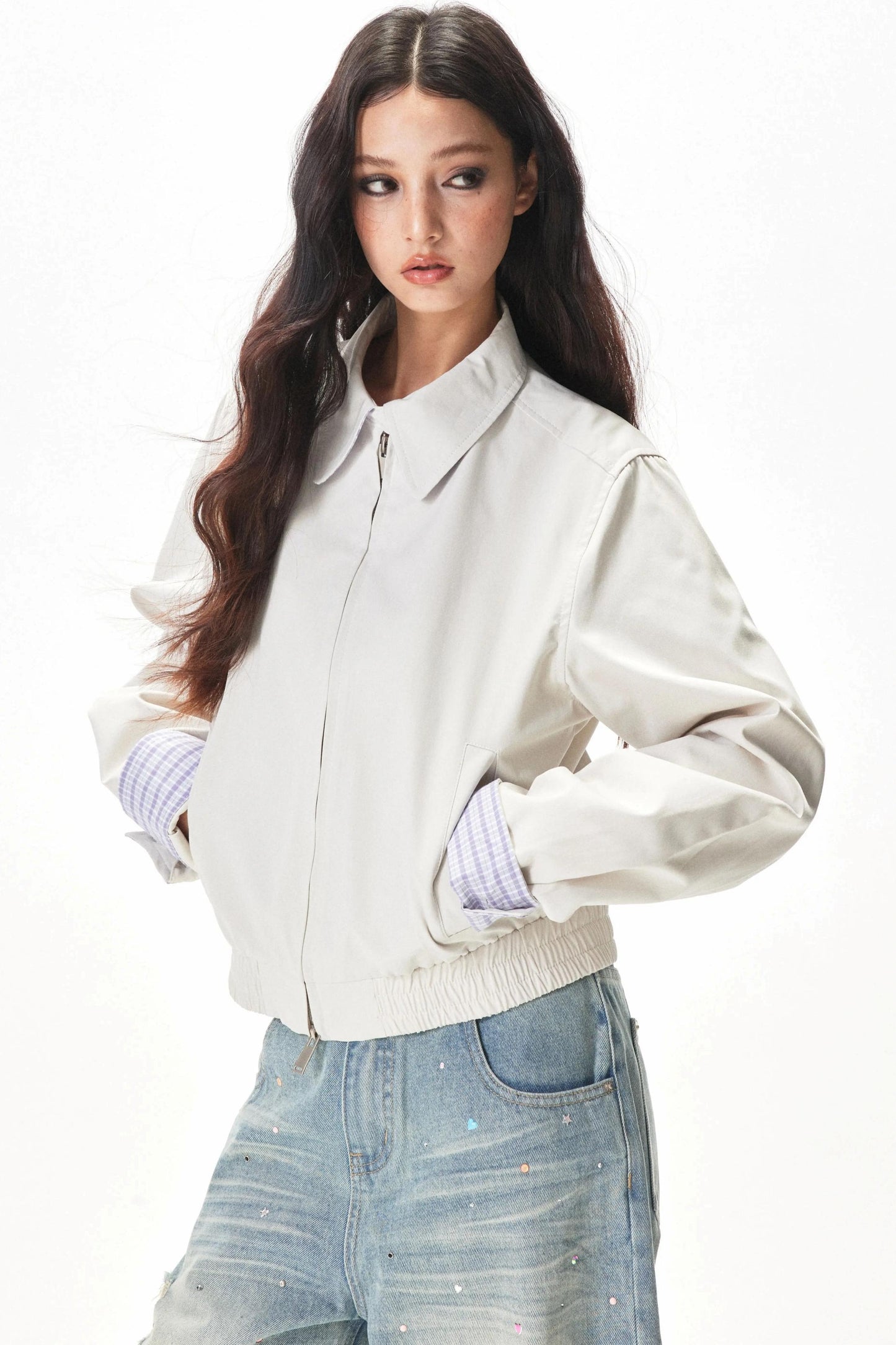 아메리칸 레트로 물방울 재킷