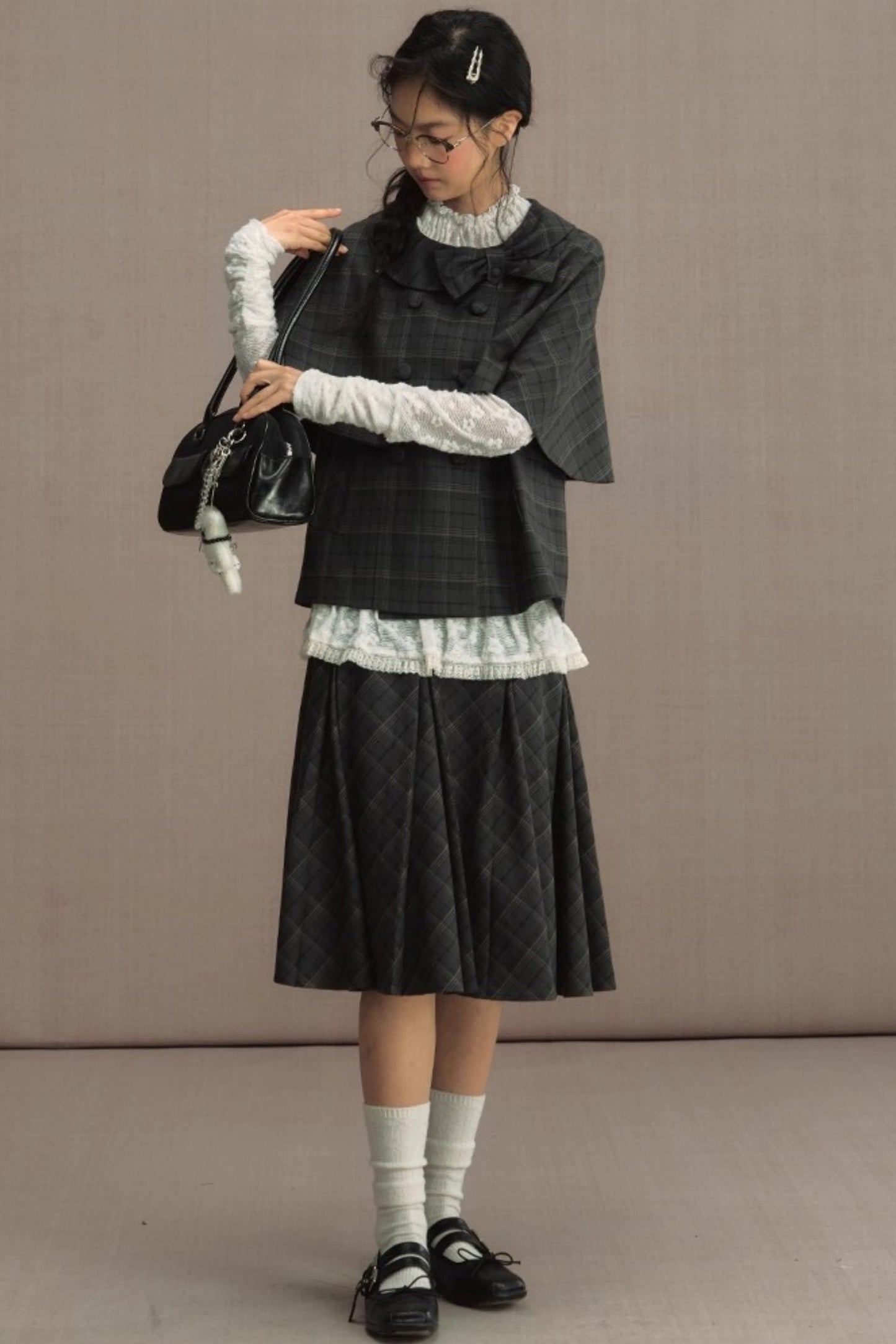 Retro Cape Vest Shawl Jacket Set-Up