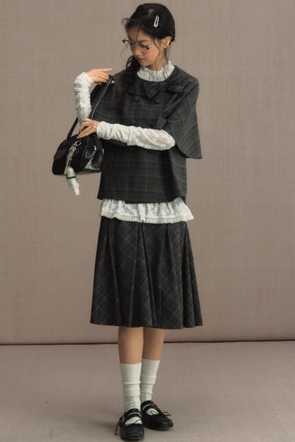 Retro Cape Vest Shawl Jacket Set-Up