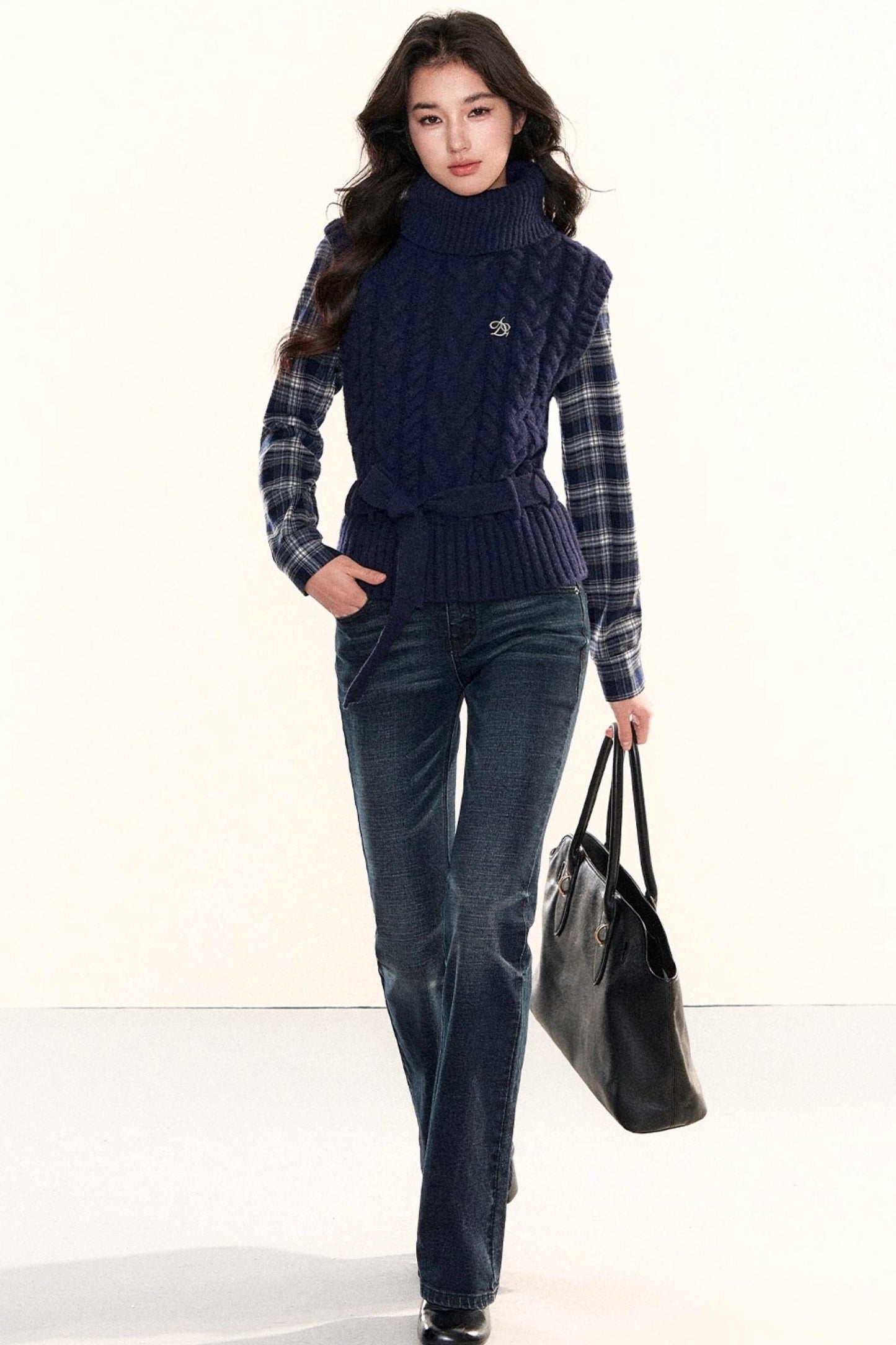 Vintage Cable Knit Vest