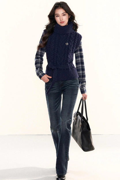 Vintage Cable Knit Vest