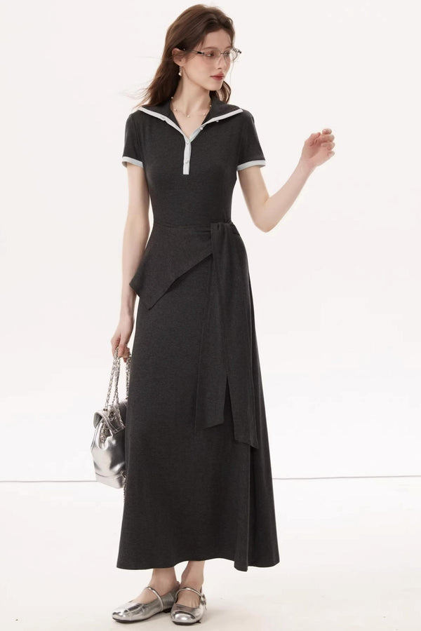 Lyocell Tencel V-Neck Dress – UrbanSheek