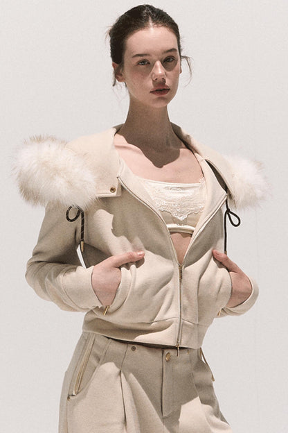 Lace Paneled Satin Inner Top