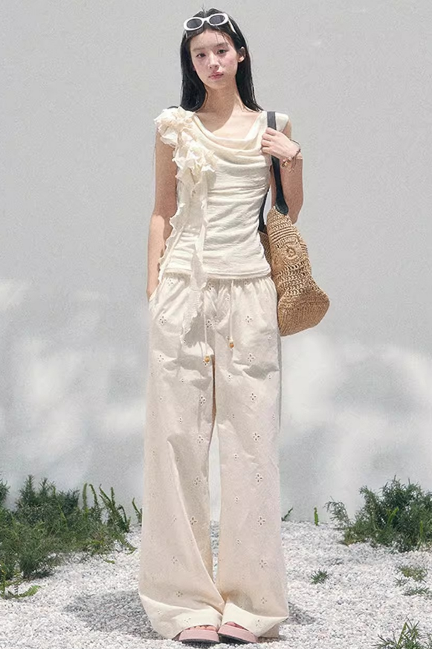 Light Whisper Ruffled Blouse