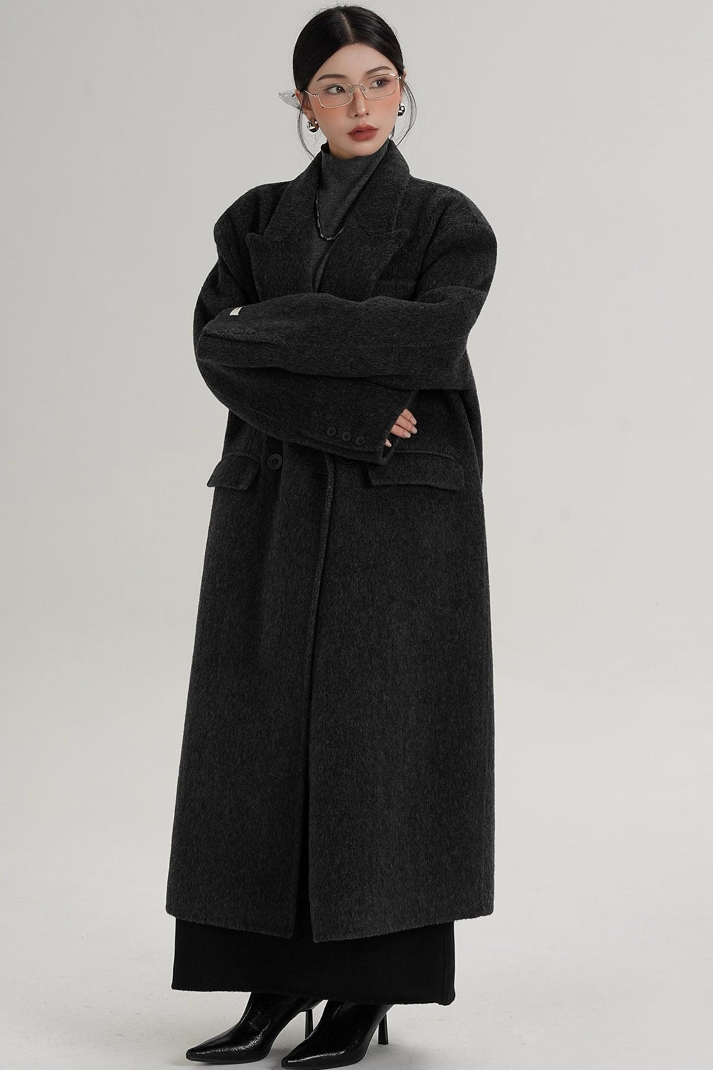 Elegant Long Wool Coat