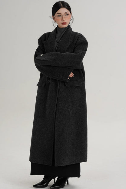 Elegant Long Wool Coat