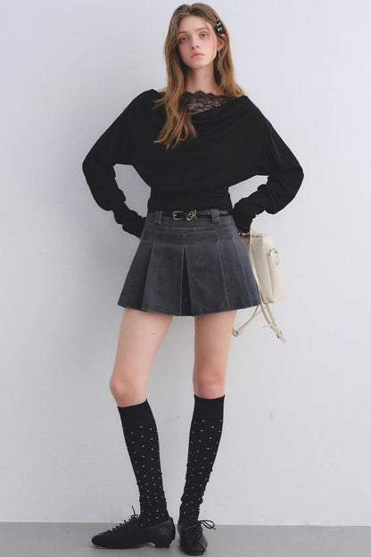 Love Asgony Off-Shoulder Top set-Up