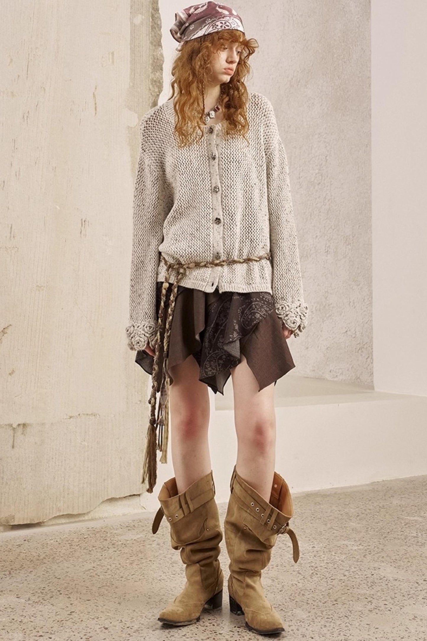 Vintage Crocheted Cardigan