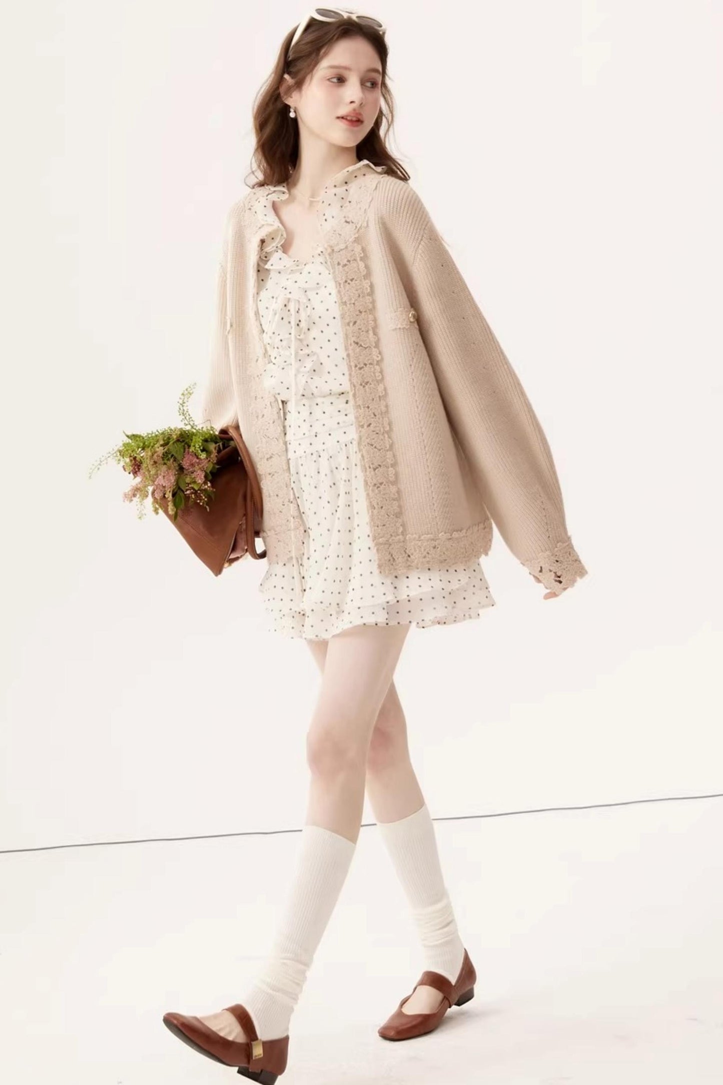 Vintage Embroidered Wool Cardigan