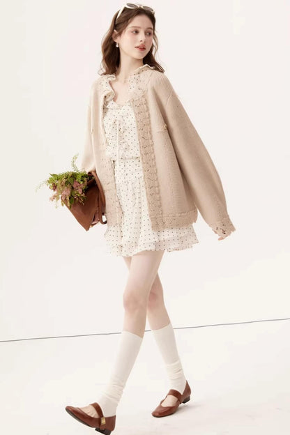 Vintage Embroidered Wool Cardigan