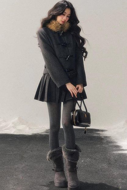 Whispers of Winter Woolen Coat