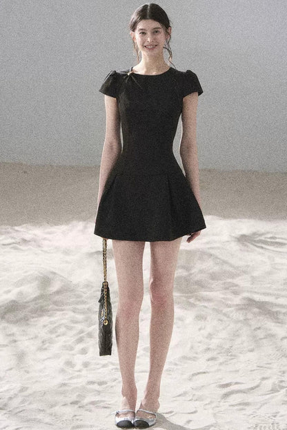 French Summer Puffy Dress
