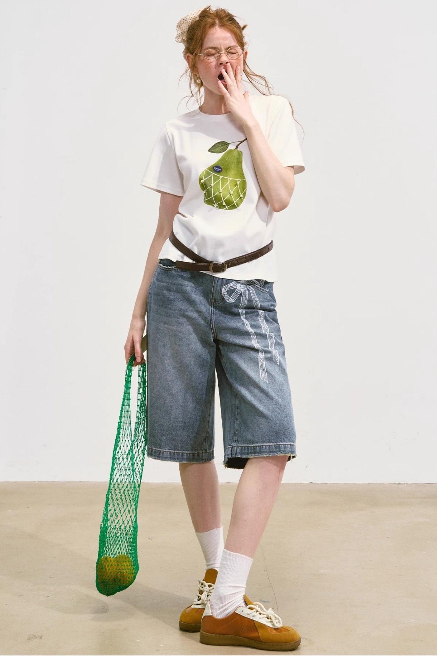 Summer Wide-Leg Denim Pants