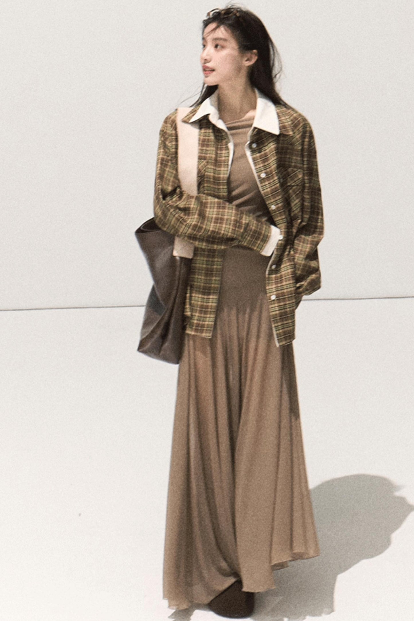 Soft Mist Shoulder Dress