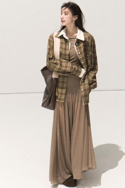 Soft Mist Shoulder Dress