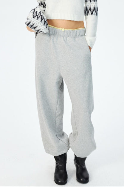 Elasticated Fleece Sweatpants