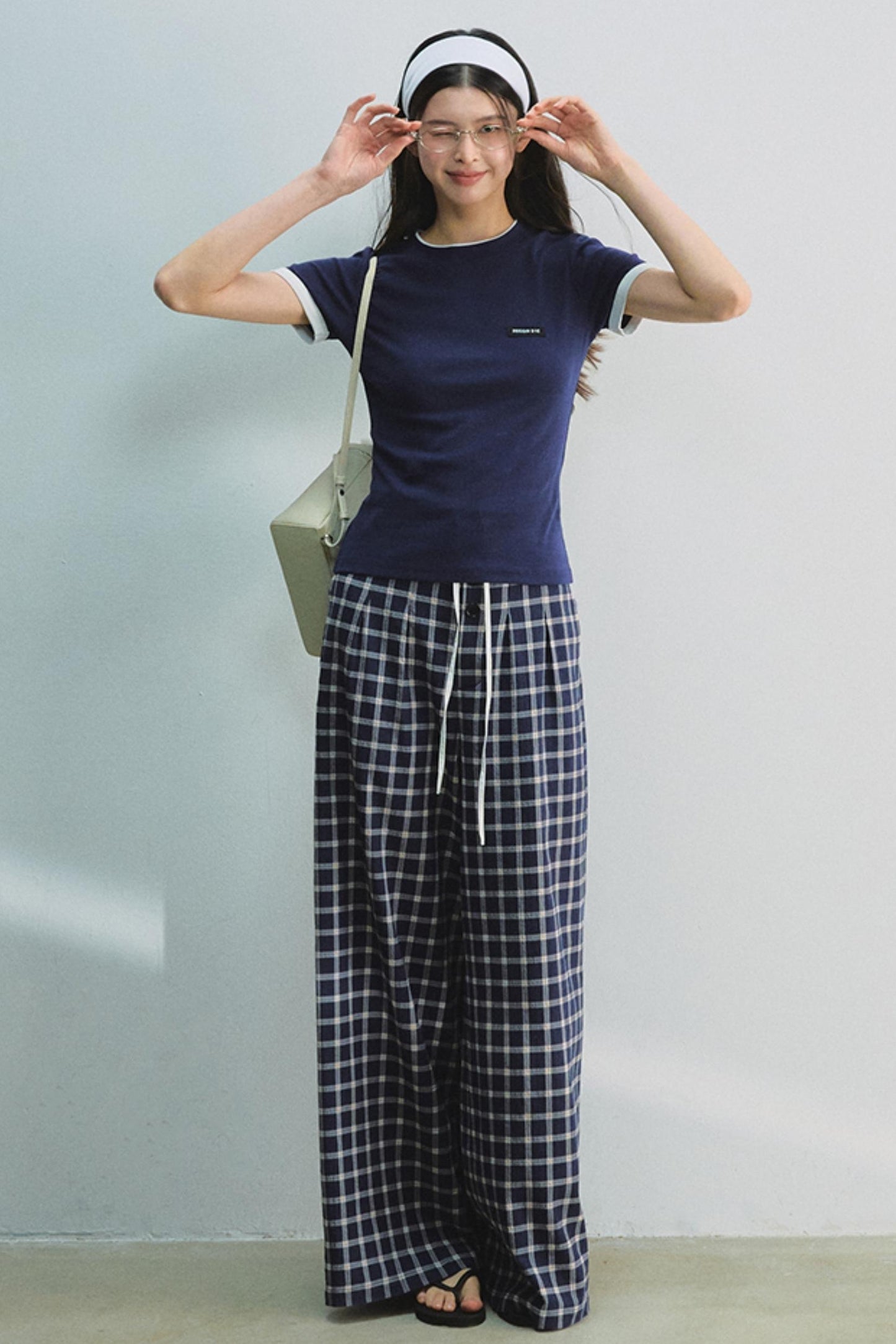 Miu Colorblock Waist Tee