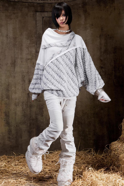 Stacked Collar Knit Top