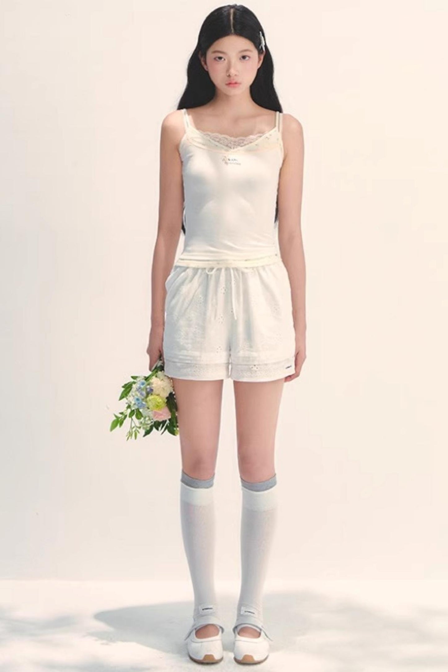 Cozy Embroidered Summer Shorts