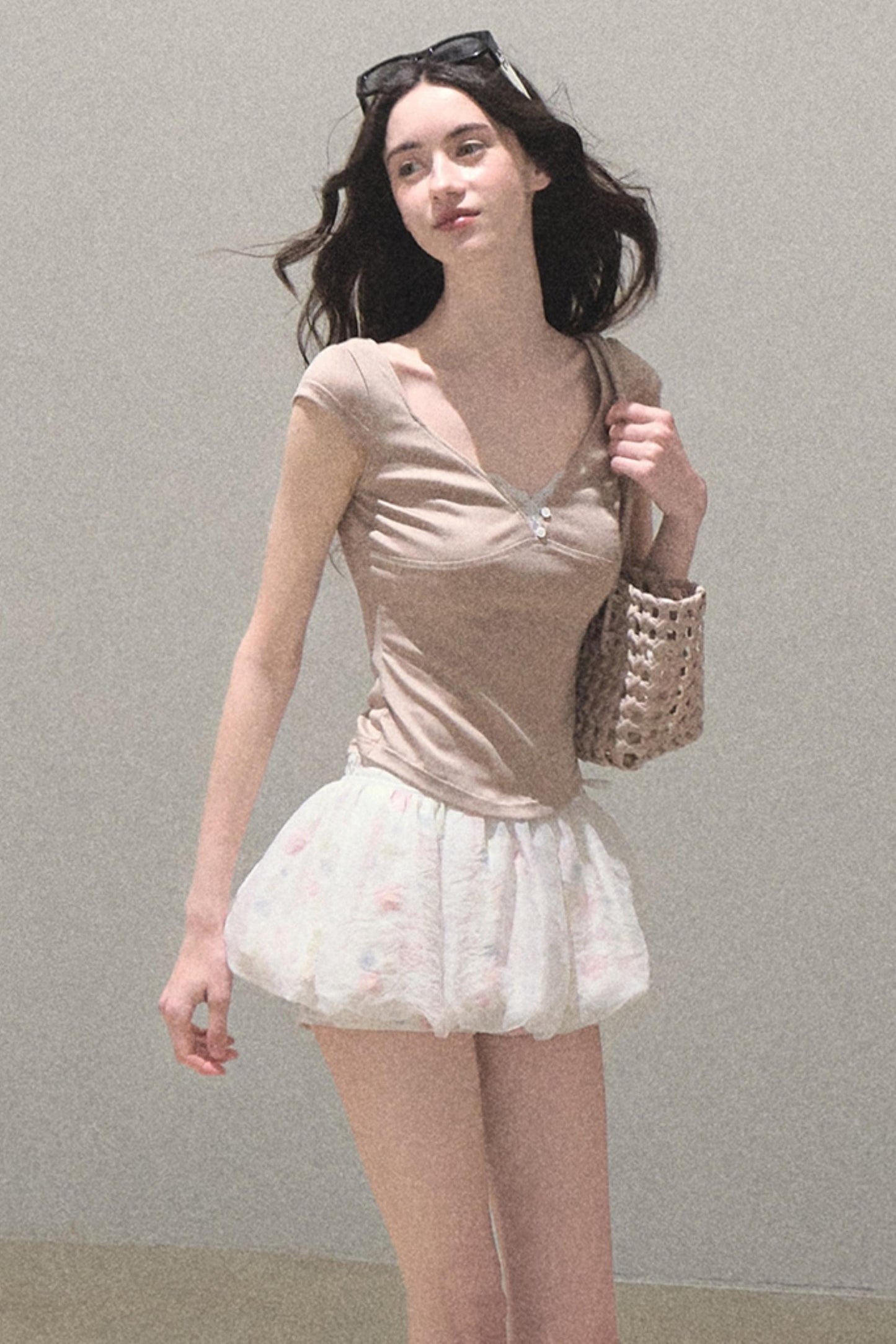 Whispering V-Neck Tee