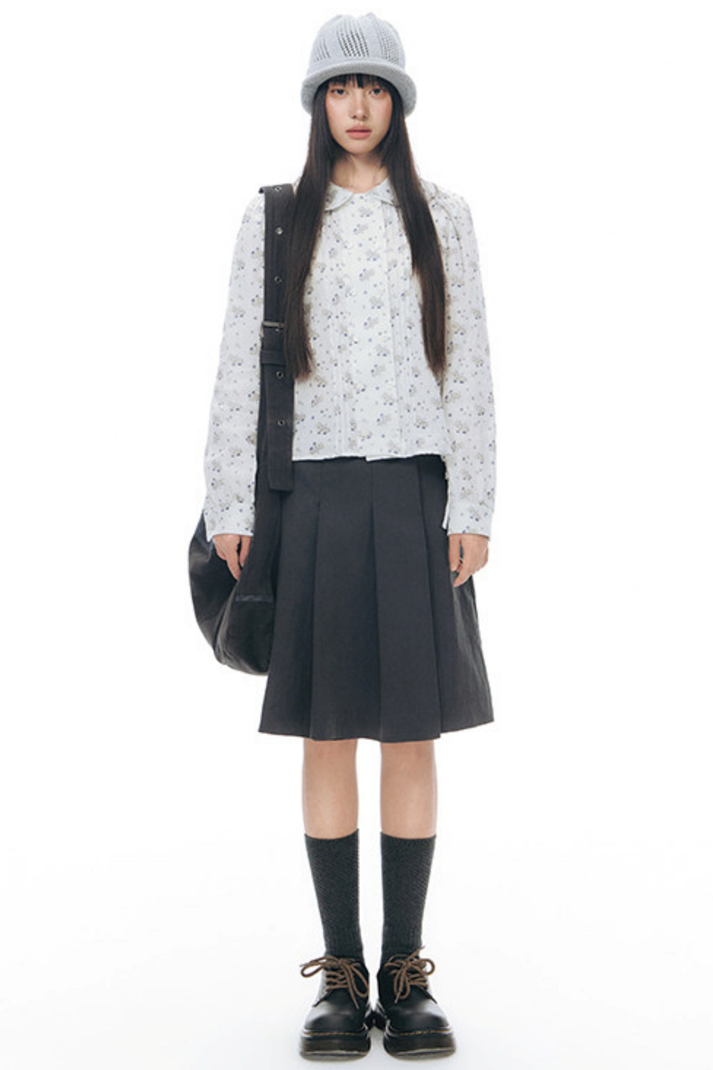 Original Pleated Workwear Skirt