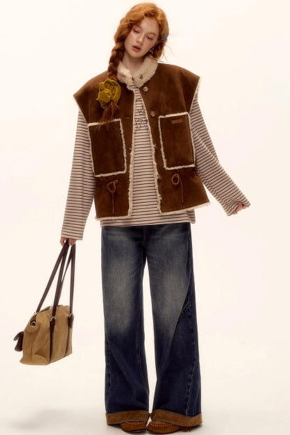 Reversible Embroidery Vest