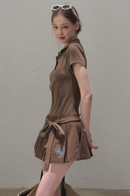 Cool Cotton Polo Skirt Set-Up