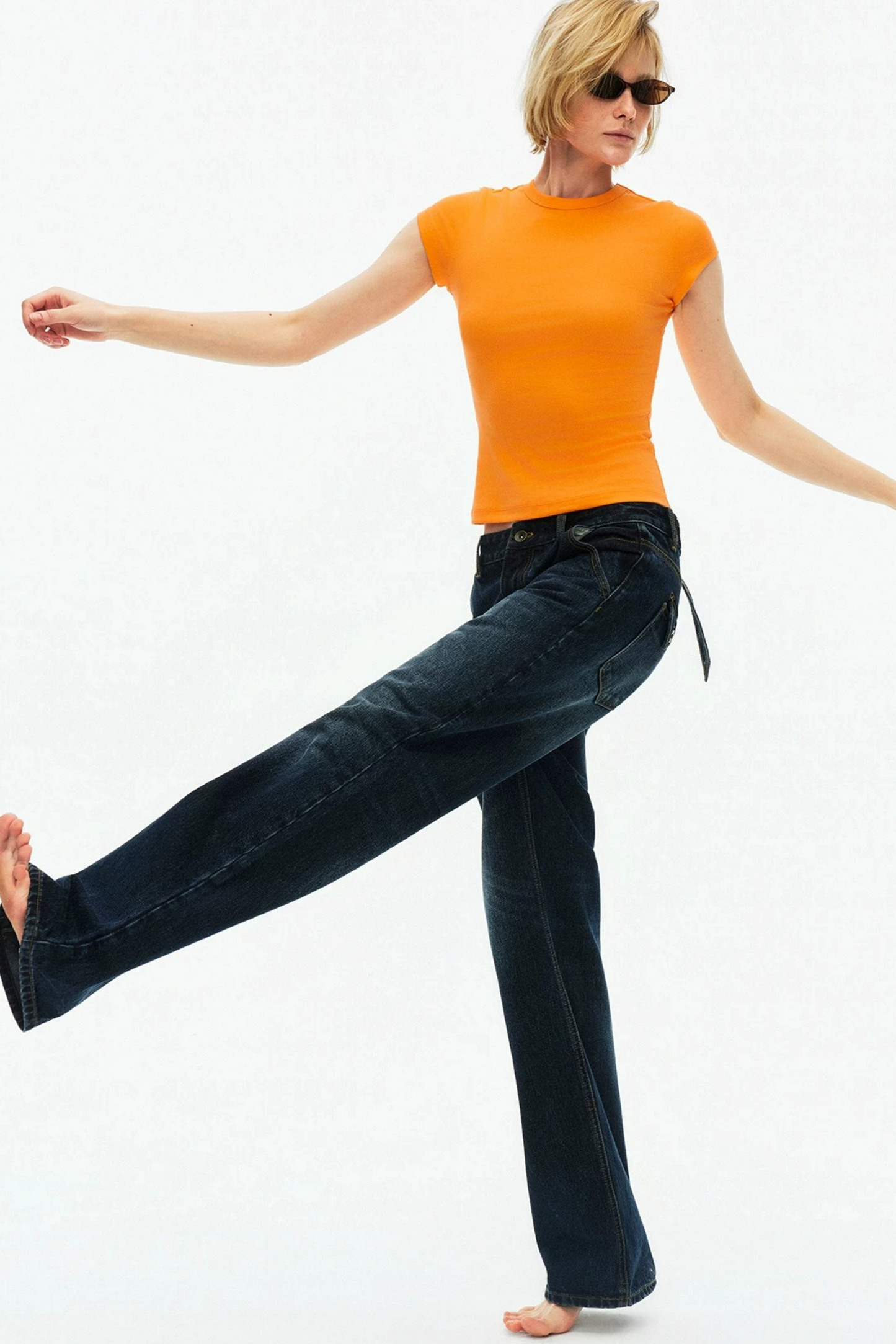 Cotton Vintage Washed Jeans