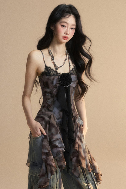 Waist-Shaped Lace Top