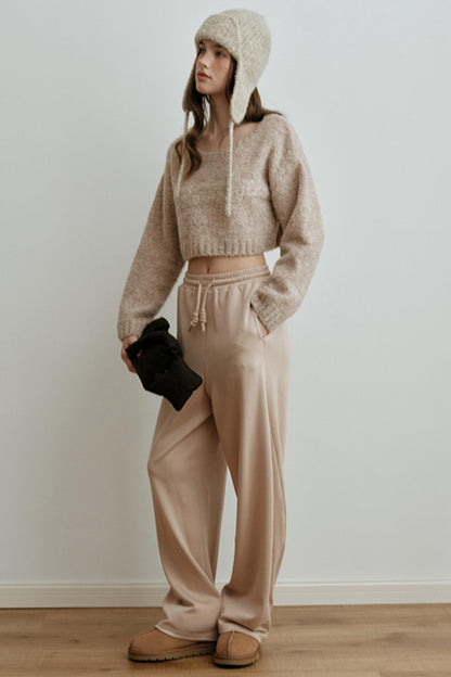 Light Luxury Wool Jacquard Top