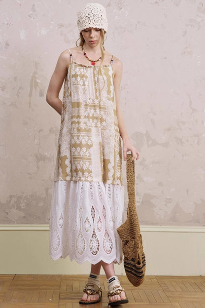 Textured Skirt Dress