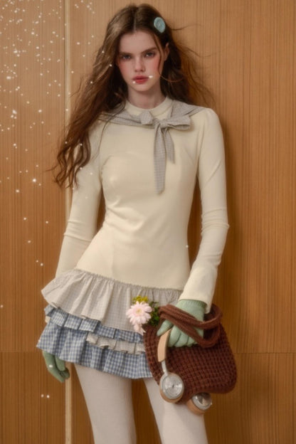 Lake Blue Vichy Dress