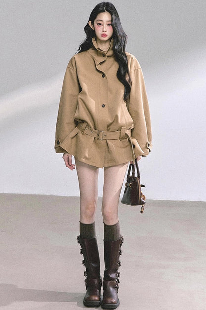 French Style Windbreaker Jacket