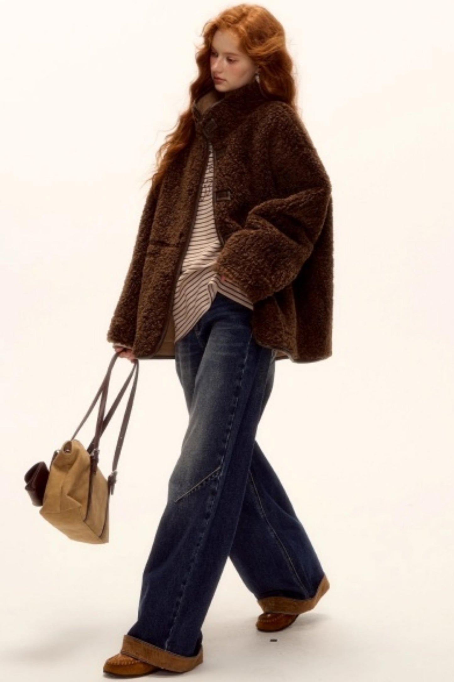 Reversible Suede Lambswool Jacket