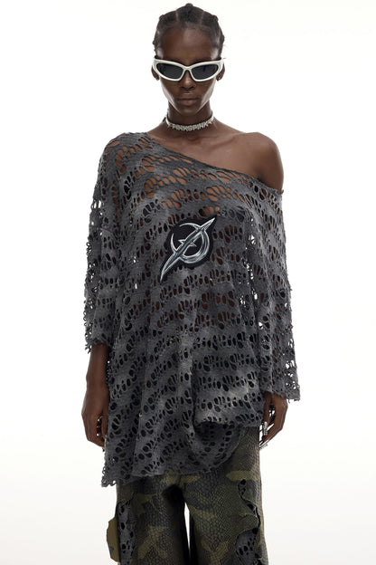 Moon Patch Hole T-Shirt