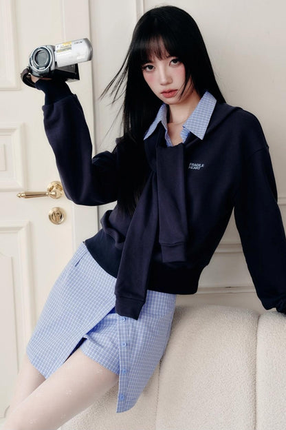 Cotton Set-Up Sweatshirt Set-Up