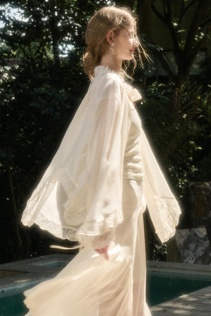 Galaxy Lace Shirt Jacket