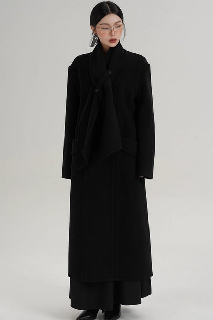 Wool Reversible Coat