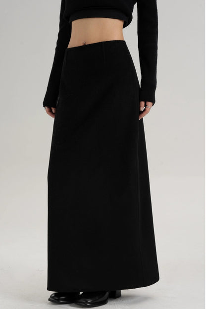 Elegant Wool Pencil Skirt