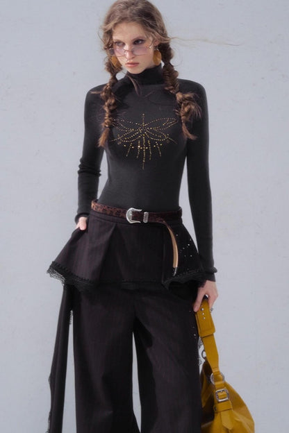 Gentle Respectfulness Wool Knit Top